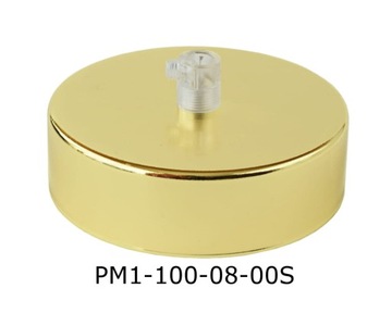 Podsufitka metalowa 1 otwór 100mm złota 00S