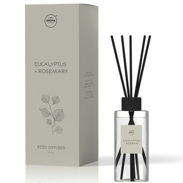 DYFUZOR ZAPACHOWY AROMA PATYCZKI SIMPLICITY 150ML ZAPACH EUKALIPTUS Z RÓŻĄ