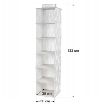 ПОДВЕСНОЙ ОРГАНАЙЗЕР НА 6 ПОЛОК ПОЛКА ДЛЯ ШКАФА