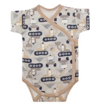 БОДИ КОНВЕРТ С КОРОТКИМИ РУКАВАМИ 68 экскаваторов /79/