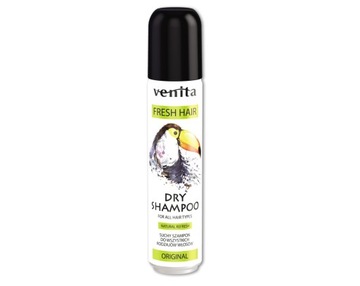 Suchy szampon do każdego koloru włosów Venita 75 ml