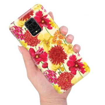 ETUI DO XIAOMI REDMI NOTE 9 PRO MAX Kwiaty Wzory
