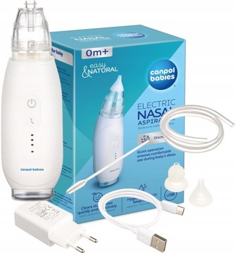 CANPOL ELEKTRYCZNY ASPIRATOR DO NOSA EASY NATURAL