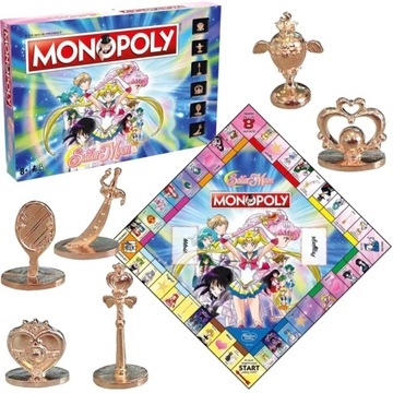 MONOPOLY CZARODZIEJKA Z KSIĘŻYCA SAILOR MOON PL