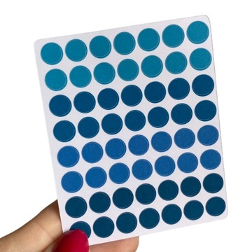 Naklejki do Planera Kalendarza Planner KROPKI 8 mm