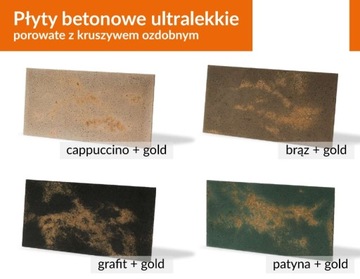 Beton architektoniczny z KRUSZYWEM OZDOBNYM 60X30