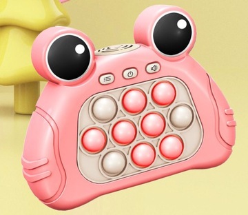 POP IT GRA ANTYSTRESOWA ZRĘCZNOŚCIOWA ELEKTRYCZNA niebieski