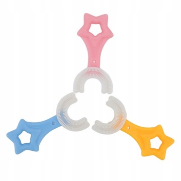 SZCZOTECZKA DLA DZIECI 360 U-shape 3 SZT.