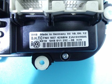 KONZOLA PANEL VENTILACE VW CADDY III 2K 7N0907426BN