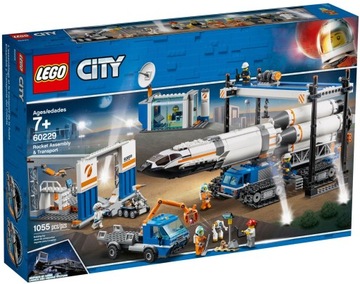 Lego City 60229 Транспортировка и сборка ракеты НАСА