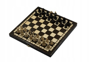 Деревянные шахматы PEARLS 35X35CM + инструкция к игре.