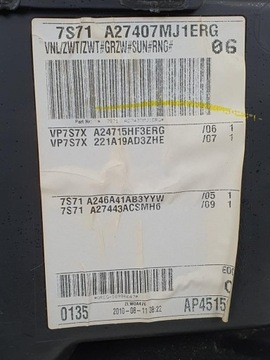 TAPICERKA BOCZEK DRZWI LEWY TYŁ FORD MONDEO MK4