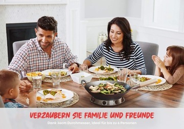 Сковорода вок + кольцо вок для индукционных плит.