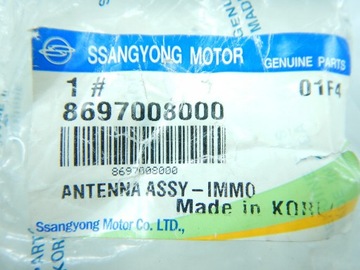 ČTEČKA IMOBILIZÉR SSANGYONG ACTYON 05-18 ASO