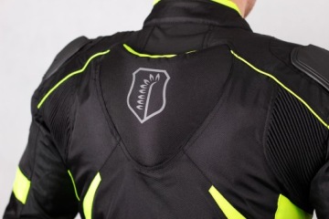 МОТОЦИКЛОВАЯ КУРТКА С ГОРБОМ HUSAR RAPID GP fluo