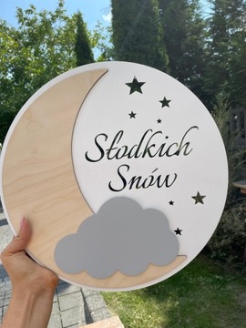 Светодиодный ночник 37 см ЛУНА ИМЯ