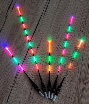 Комплект из 5 светящихся гибких антенн + 5 аккумуляторов