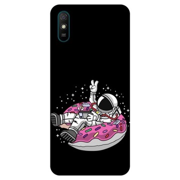 Etui do Xiaomi Redmi 9A Wzory Astronauta Kosmonauta Księżyc Mars