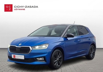 Skoda Fabia IV 1.0 TSI 110KM 2022 Skoda Fabia SalonPL Style 1.0TSI 110KM DSG Kamera LED Podgrzew.Szyba Alu17