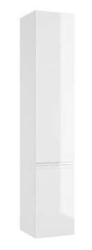 Słupek łazienkowy wiszący biały połysk 157x30cm Stylowy i Solidny