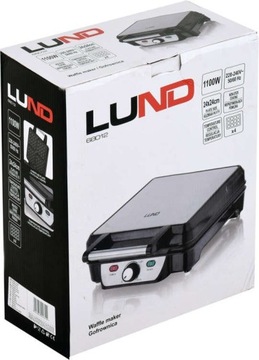 LUND 68012 Вафельница 1100 Вт, 4 вафли