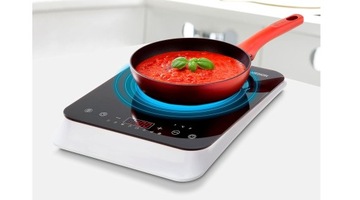 ПОРТАТИВНАЯ ИНДУКЦИОННАЯ ПЛИТА MD18490, 2000 Вт, ТАЙМЕР, 8 ПРОГРАММ