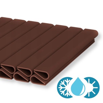 ЗАЖИМЫ-КРЮКИ ДЛЯ ЛЕНТЫ ЗАБОРА, КОРИЧНЕВЫЕ WDB