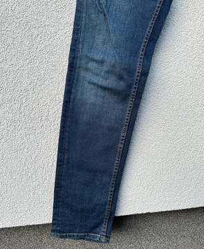 ZARA MAN 42 stylowe granatowe spodnie jeansowe