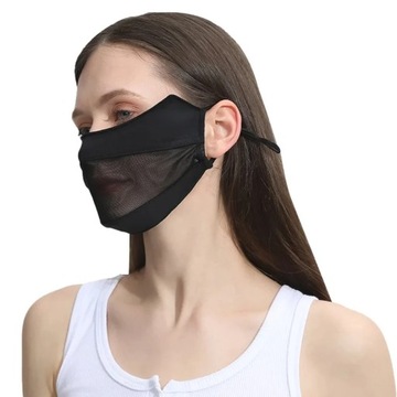 Женская маска Ice Silk из тонкой дышащей сетки.