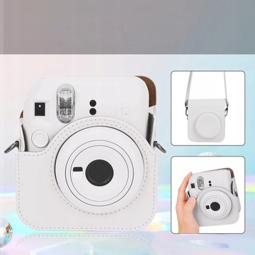 Элегантная сумка для корпуса для Fujifilm Instax Mini 12 белая крышка