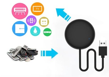 KONTROLER WiFI PILOTÓW NA PODCZERWIEŃ IR TUYA - ALEXA GOOGLE HOME
