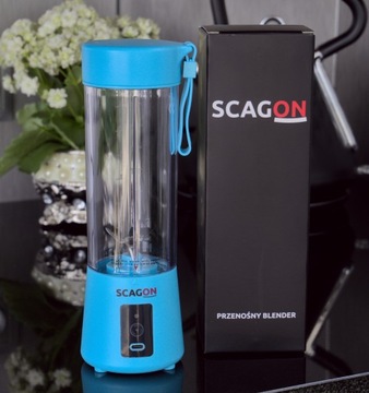 SCAGON ПОРТАТИВНЫЙ КОМПАКТНЫЙ БЛЕНДЕР 400 мл БЕЛЫЙ