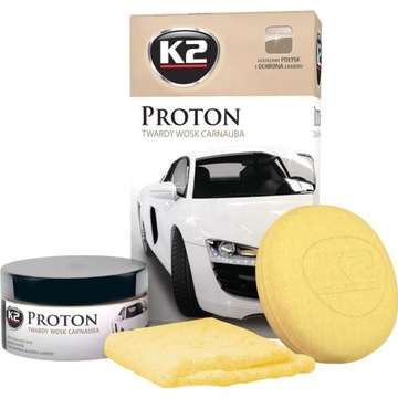 K2 PROTON CARNAUBA ТВЕРДЫЙ ВОСК ДЛЯ АВТОМОБИЛЬНОГО БЛЕСКА С ГИДРОФОБНЫМ ЭФФЕКТОМ