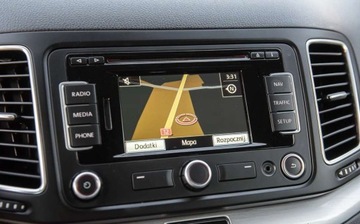 Volkswagen Sharan II Van 2.0 TSI 200KM 2014 Volkswagen Sharan 2.0B 200Ps Ledy Xenony Automat 7 Foteli Alkantara Klimat, zdjęcie 25