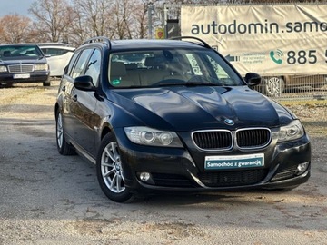 BMW Seria 3 E90-91-92-93 Touring E91 2.0 318d 143KM 2010 BMW Seria 3 RATY 320 d Navi Xenon Skora Panorama dach Super stan LIFT Gwar, zdjęcie 13