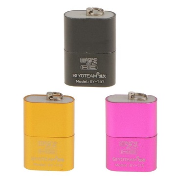 USB 2.0 TF 80 Мбит/с флэш-ридер для ноутбука Gold