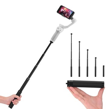 Удлинитель для селфи, стабилизатор, ручной карданный телескопический удлинитель 73 см