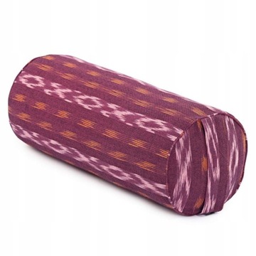 Bolster Wałek Joga Ethno Burgund 65 x Ø 23 cm