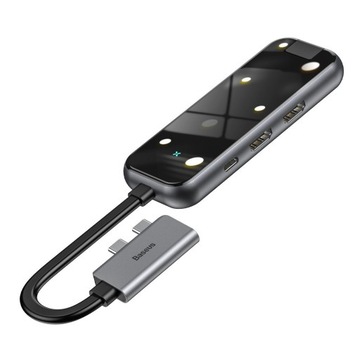 Baseus HUB MacBook USB HDMI SD RJ45 CAHUB-FZ0G