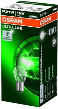 OSRAM ŻARÓWKA P21W 12V/21W BA15S (STOP/KIER) 10SZT ULTRA LIFE