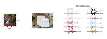 Ekologiczne biznesowe życzenia świąteczne kartki z logo z kopertami w 48h