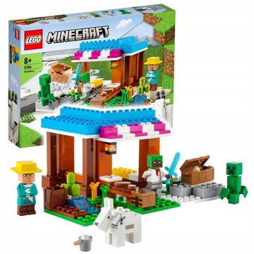 LEGO Klock Minecraft Piekarnia Maincraft Cukiernia