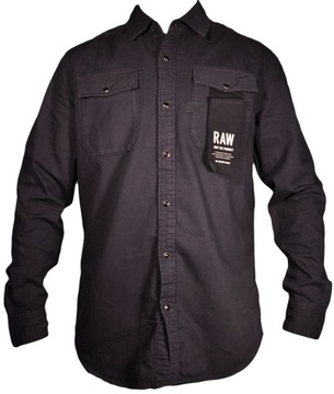 G-STAR RAW koszula BLACK slim LANDOH SHIRT_ L