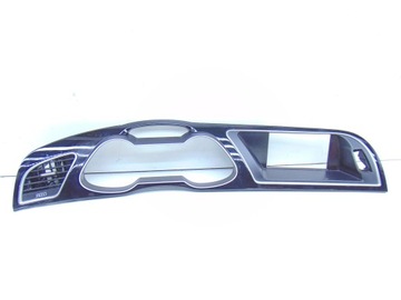 RAMKA ZEGARÓW DEKOR BLACK PIANO AUDI A4 S4 RS4 B8 LIFT 8K1857186AQ EU