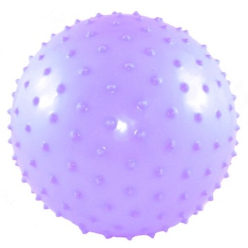 PASTELOWA PIŁKA GUMOWA JEŻYK Z KOLCAMI 23 CM DO ZABAWY GRY