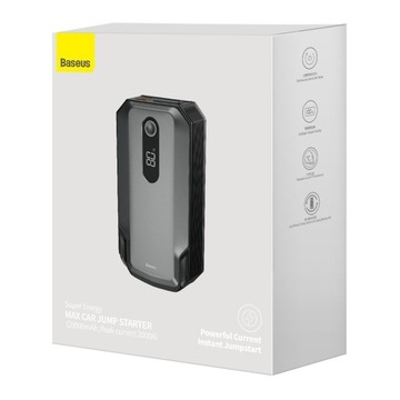 BASEUS POWER BANK POWERBANK JUMP STARTER BOOSTER 20000 мАч 12 В 2000 А