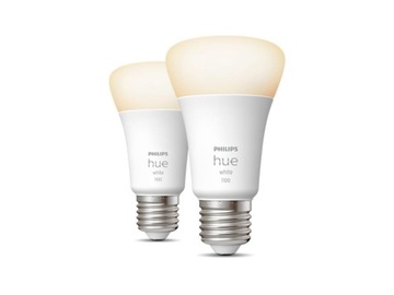 Philips Hue E27 W 9.5W 2-pak (929002469205)