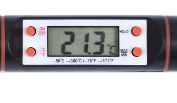 ШТЫРЬКИЙ ТЕРМОМЕТР С ЖК-ДИСПЛЕЕМ ЗОНД 147 мм