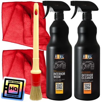 Zestaw ADBL INTERIOR CLEANER + WOW DRESSING 500ml