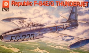 MODEL SAMOLOTU REPUBLIC F-84 E/G THUNDERJET 1:72 P